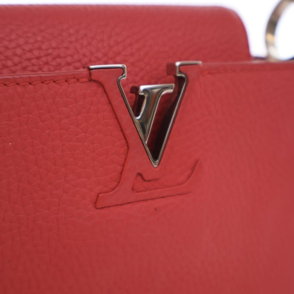 Louis Vuitton Python-Trimmed Taurillon Capucines … - image 4